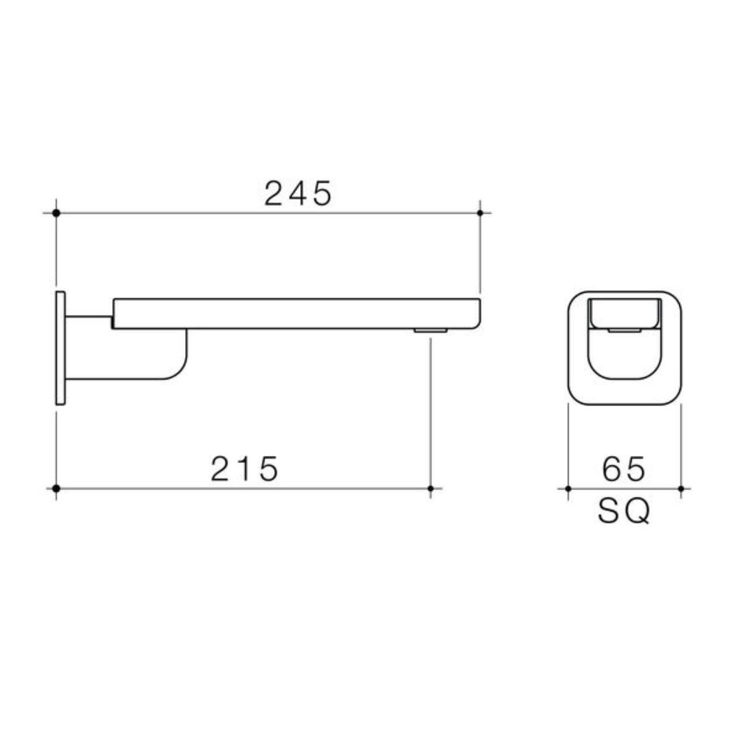 Methven Waipori MK2 Swivel Wall Bath Spout | Available in 4 Colours