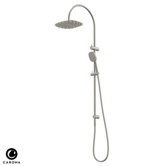 Caroma Contura II Rail Shower with Overhead | Available in 5 Colours