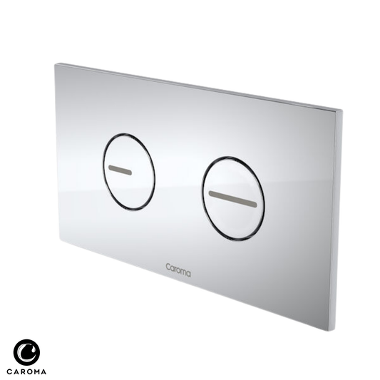 Caroma Invisi Series II Round Dual Flush Plate & Buttons (Plastic) - Available in 2 Colours