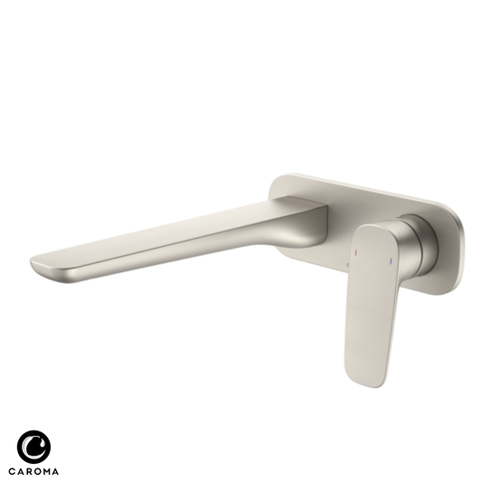 Caroma Contura II Wall Basin/Bath Mixer 220mm | Available in 5 Colours
