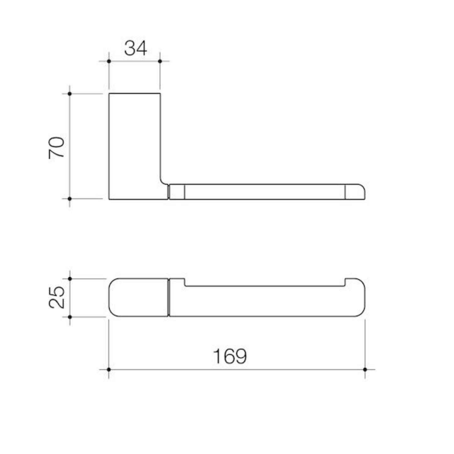 Caroma Luna Toilet Roll Holder | Available in 4 Colours