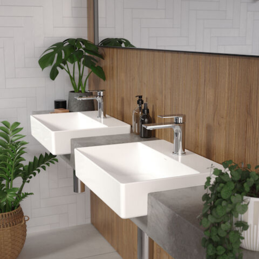 Caroma Urbane II Semi Recessed Basin | 500 x 400mm