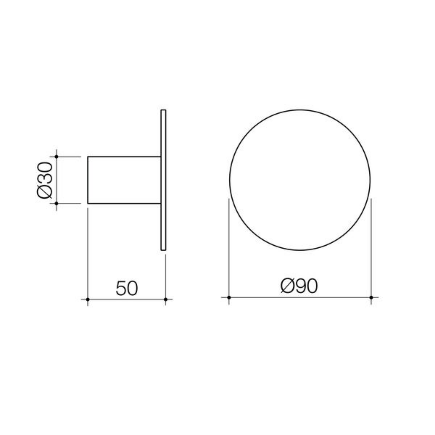 Caroma Liano II Large Wall Hook | Available in 6 Colours