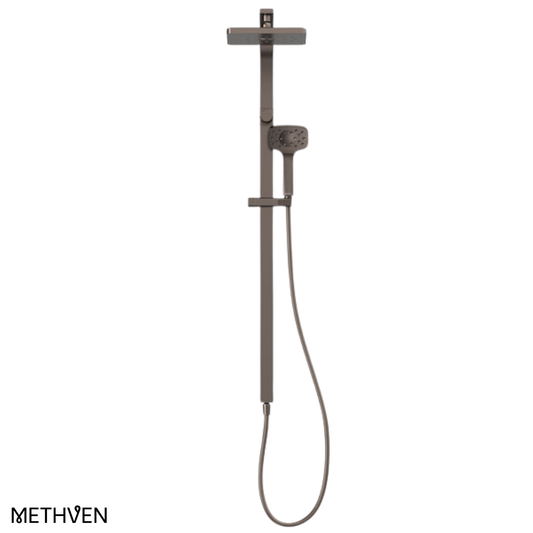 Methven Waipori MK2 Satinjet Rail Shower With Overhead - Available in 4 Colours