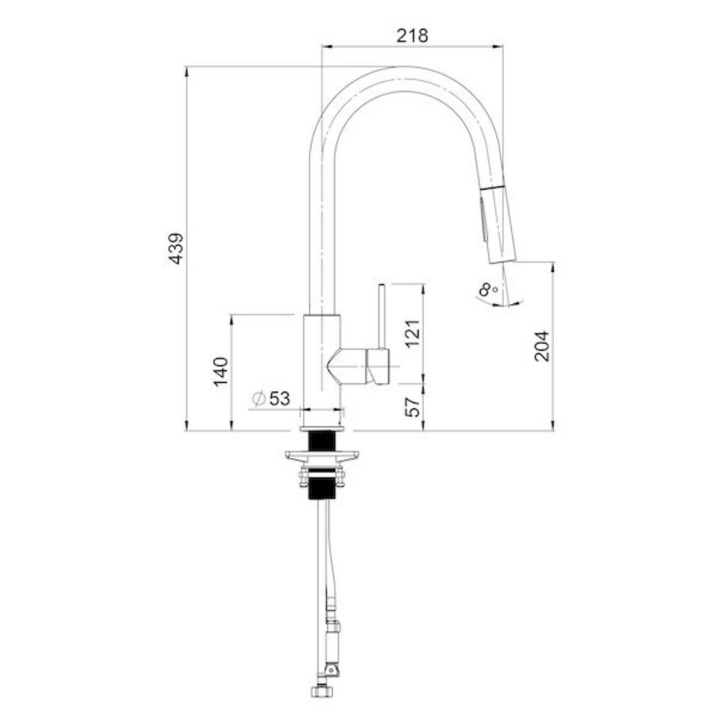 Methven Minimalist MK2 Pull Down Sink Mixer | Available in 3 Colours