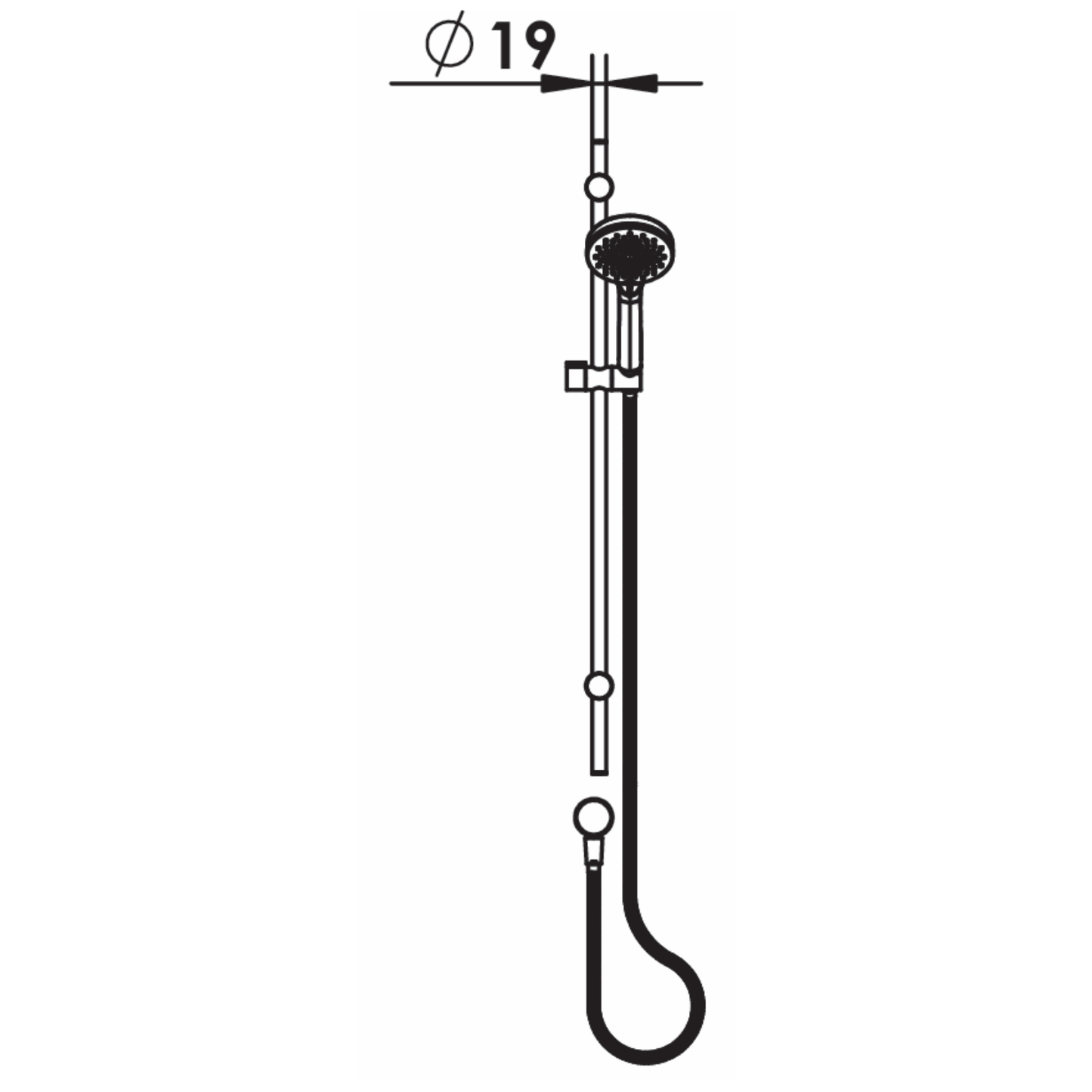 Upland Rail Shower | Available in 5 Colours