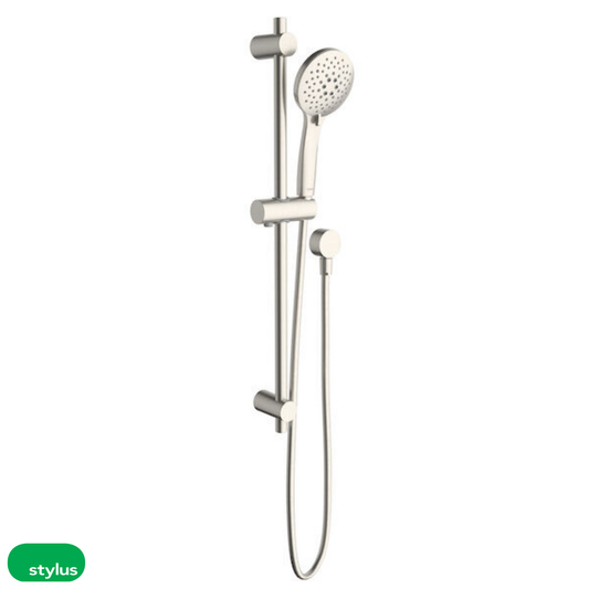 Stylus Basis Round Rail Shower - 3 Colour Options