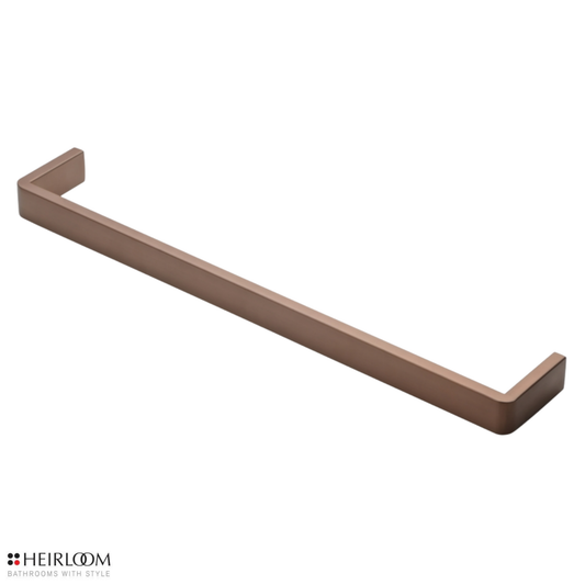 Heirloom Strata Teka Single Bar Towel Warmer 632mm - 8 Colour Options