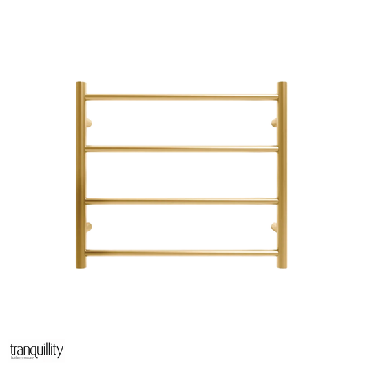 Tranquillity Jersey Round Heated Towel Rail - 3 Sizes / 6 Colour Options