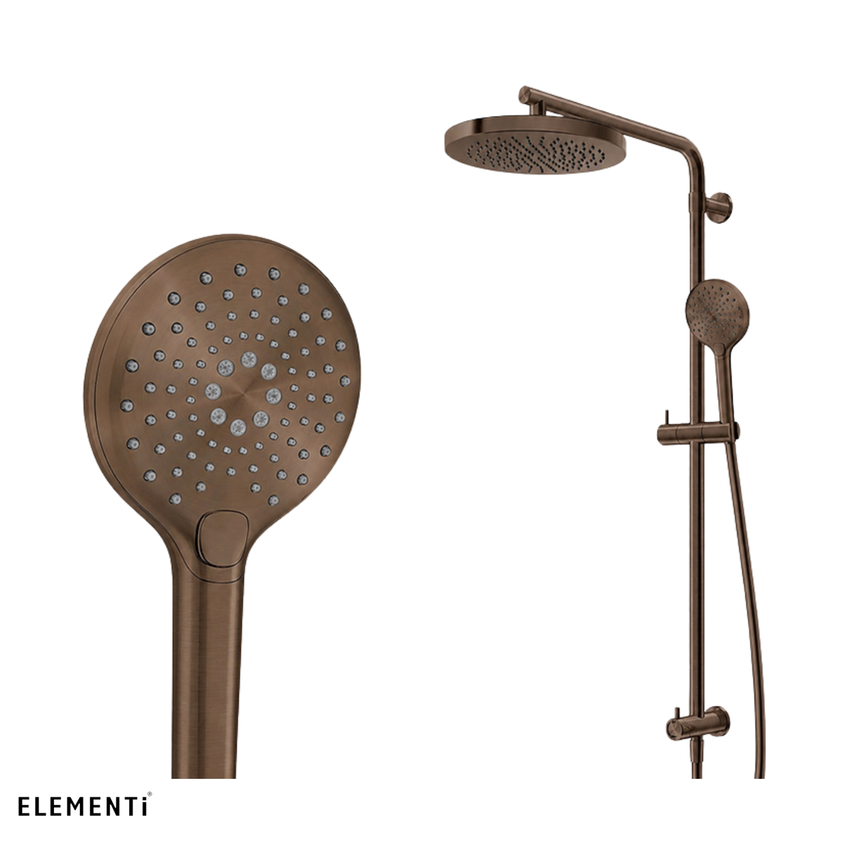 Elementi Splash Plus Round Column Shower 3 Function - Available in 6 Colours