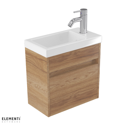 Elementi Novara Wall Hung Vanity 440mm - 11 Colour Options