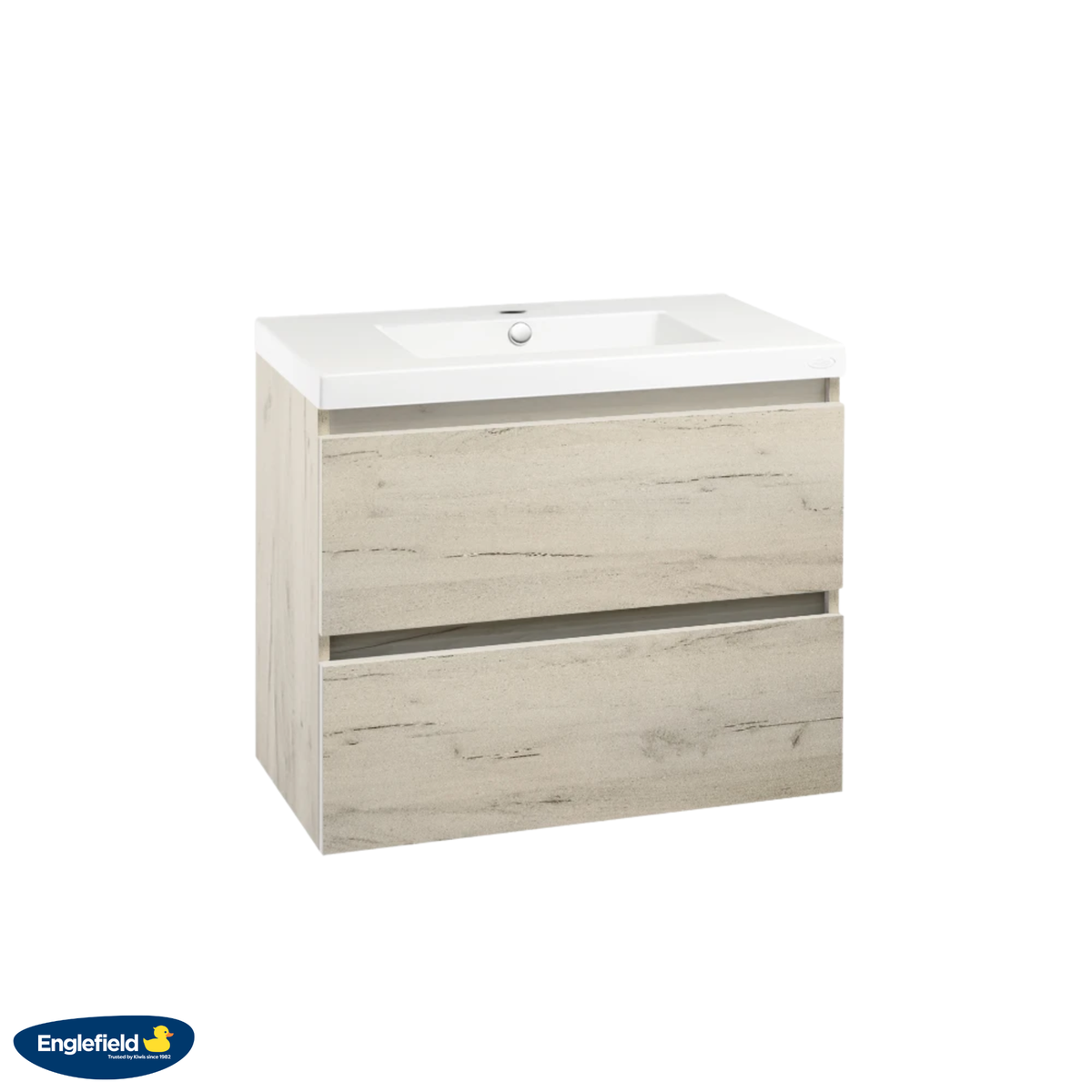 Englefield Valencia 2 Drawer Wall Hung Vanity 900mm - Available in 3 Colours