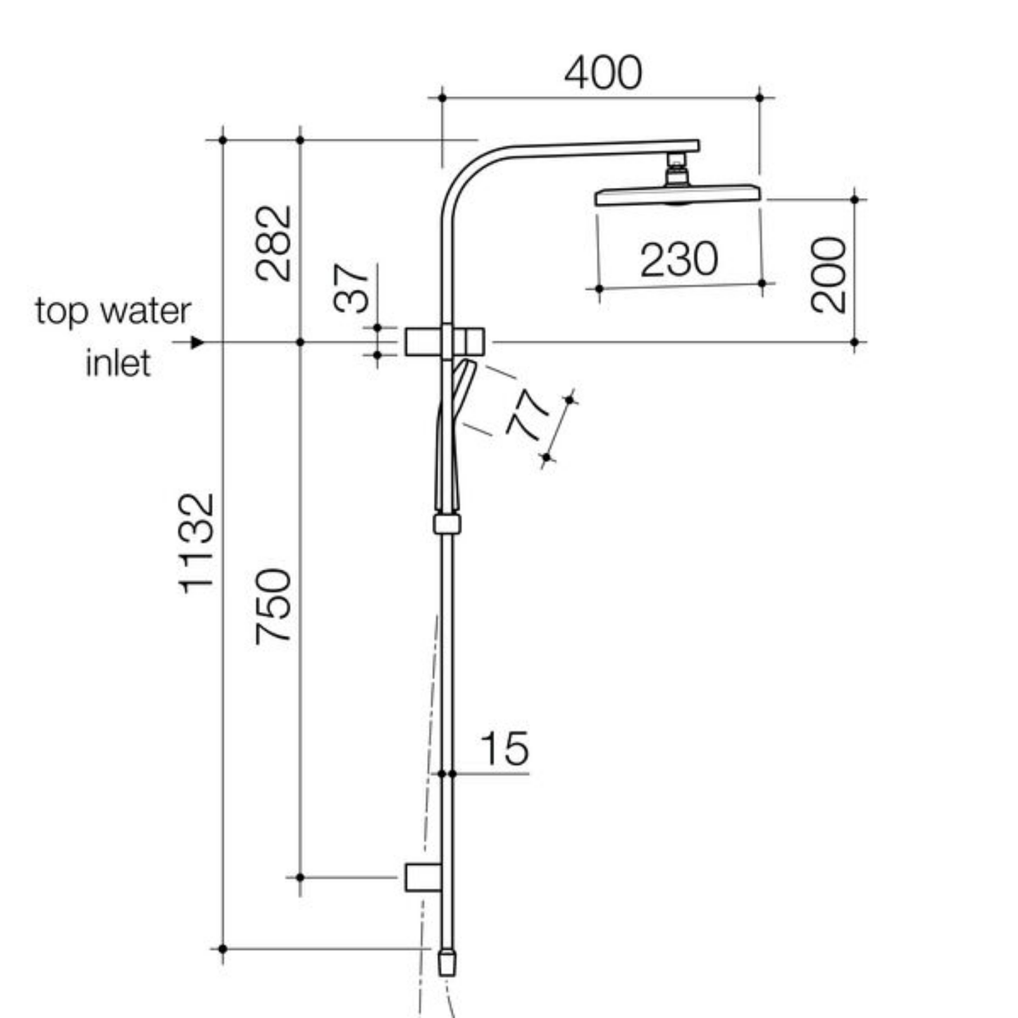 Methven Waipori MK2 Satinjet Rail Shower With Overhead - Available in 4 Colours
