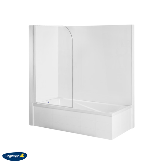 Englefield Duo II Shower Over Bath Combo with Single Bath Screen - 2 Sizes / 3 Wall Options