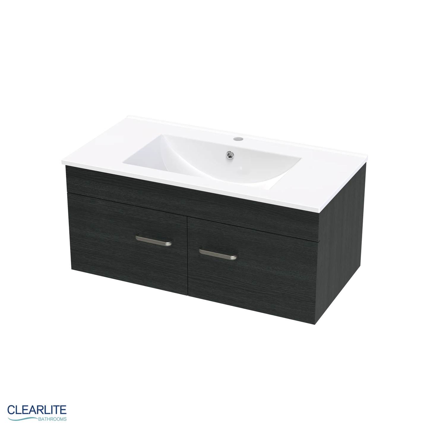 Clearlite Pacific Door Only Wall Hung Vanity 900mm | Available in 3 Colours