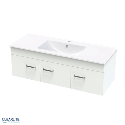 Clearlite Pacific Door Only Wall Hung Vanity 1200mm | Available in 3 Colours