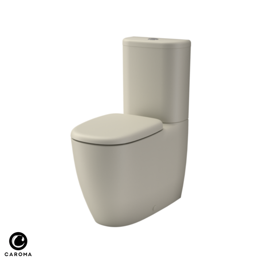 Caroma Contura II Cleanflush Wall Faced Close Coupled Toilet Suite - Available in 3 Colours