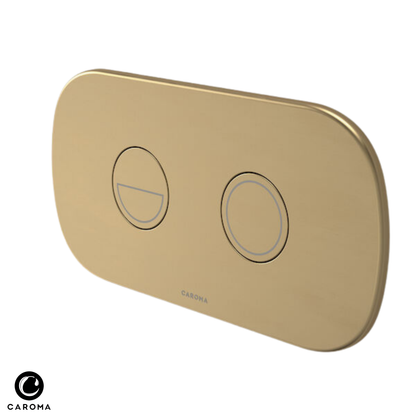 Caroma Contura II Invisi Series II Round Dual Flush Button Panel - Available in 3 Colours