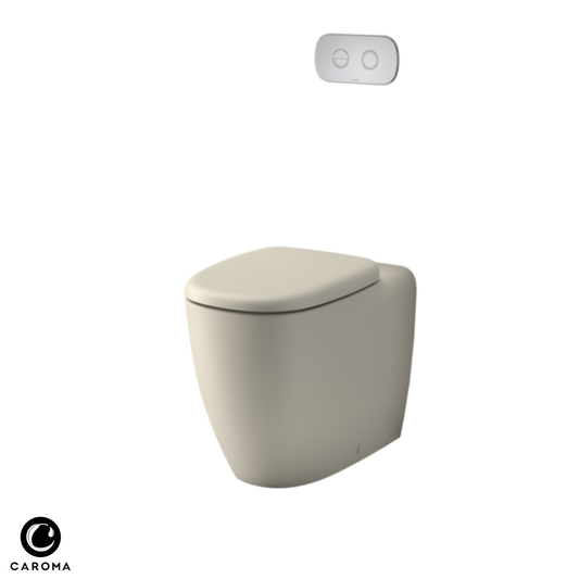 Caroma Contura II Cleanflush Invisi-Series II Wall Faced Toilet Suite - Available in 3 Colours