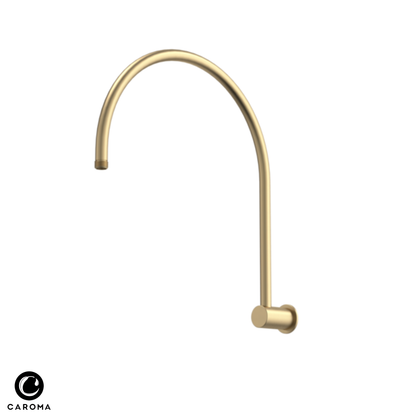 Caroma Upswept Round Shower Arm 460mm | Available in 5 Colours