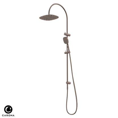 Caroma Contura II Rail Shower with Overhead | Available in 5 Colours