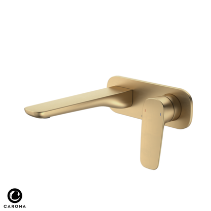 Caroma Contura II Wall Basin/Bath Mixer 180mm | Available in 5 Colours