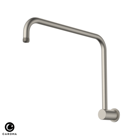 Caroma Upswept Square Shower Arm 460mm | Available in 5 Colours
