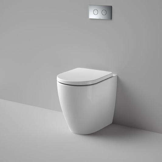 Caroma Urbane II Cleanflush Compact Invisi-Series II Wall Faced Toilet Suite