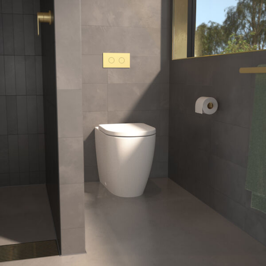 Caroma Urbane II Cleanflush Invisi-Series II Wall Faced Toilet Suite (with GermGard)