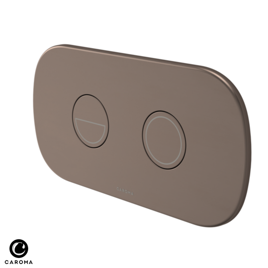 Caroma Contura II Invisi-Series II Round Dual Flush Button Panel - Available in 3 Colours