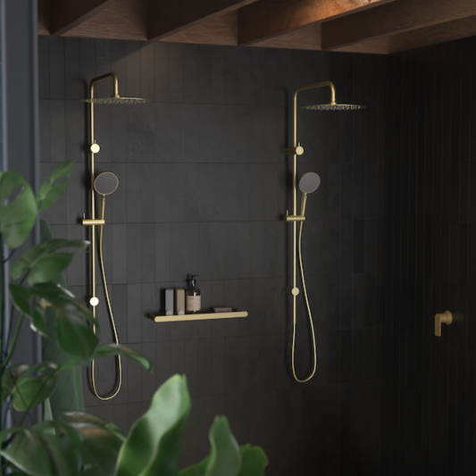 Caroma Urbane II Rail Shower with 300mm Overhead | Available in 5 Colours