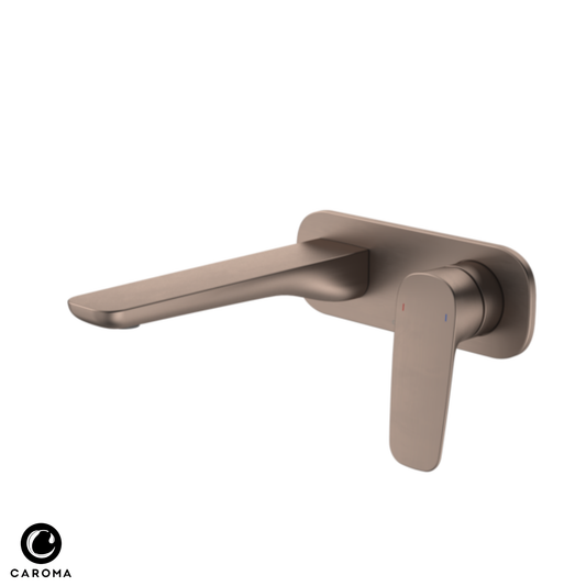 Caroma Contura II Wall Basin/Bath Mixer 180mm | Available in 5 Colours