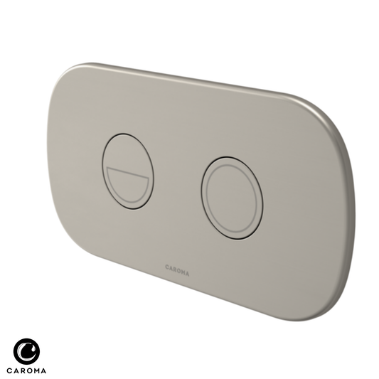 Caroma Contura II Invisi-Series II Round Dual Flush Button Panel - Available in 3 Colours
