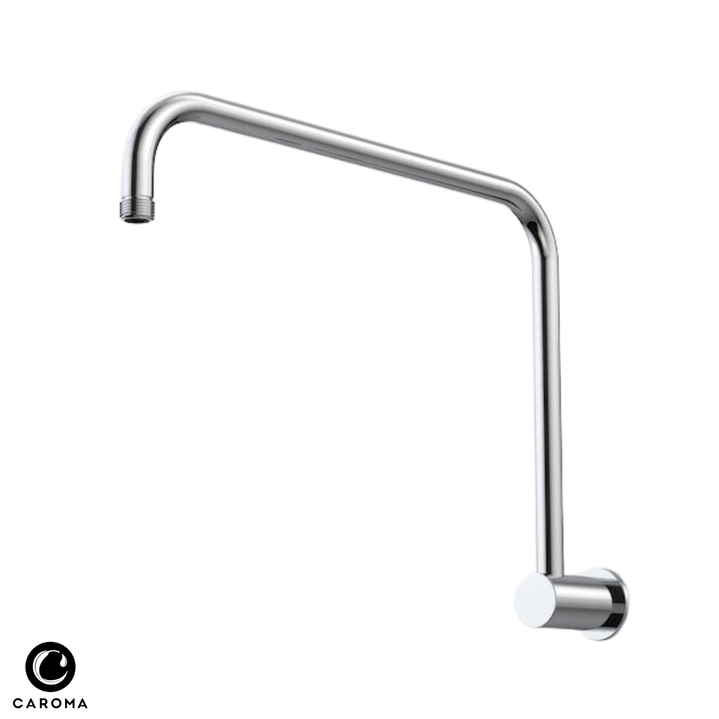 Caroma Upswept Square Shower Arm 460mm | Available in 5 Colours