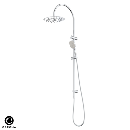 Caroma Contura II Rail Shower with Overhead | Available in 5 Colours