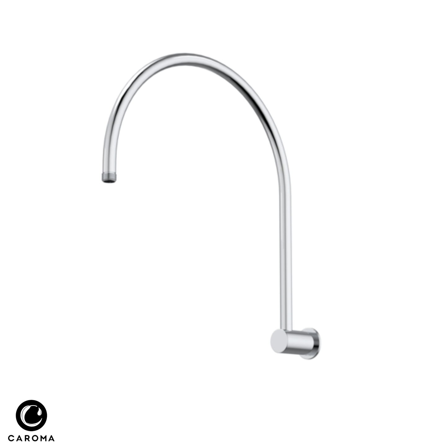 Caroma Upswept Round Shower Arm 460mm | Available in 5 Colours