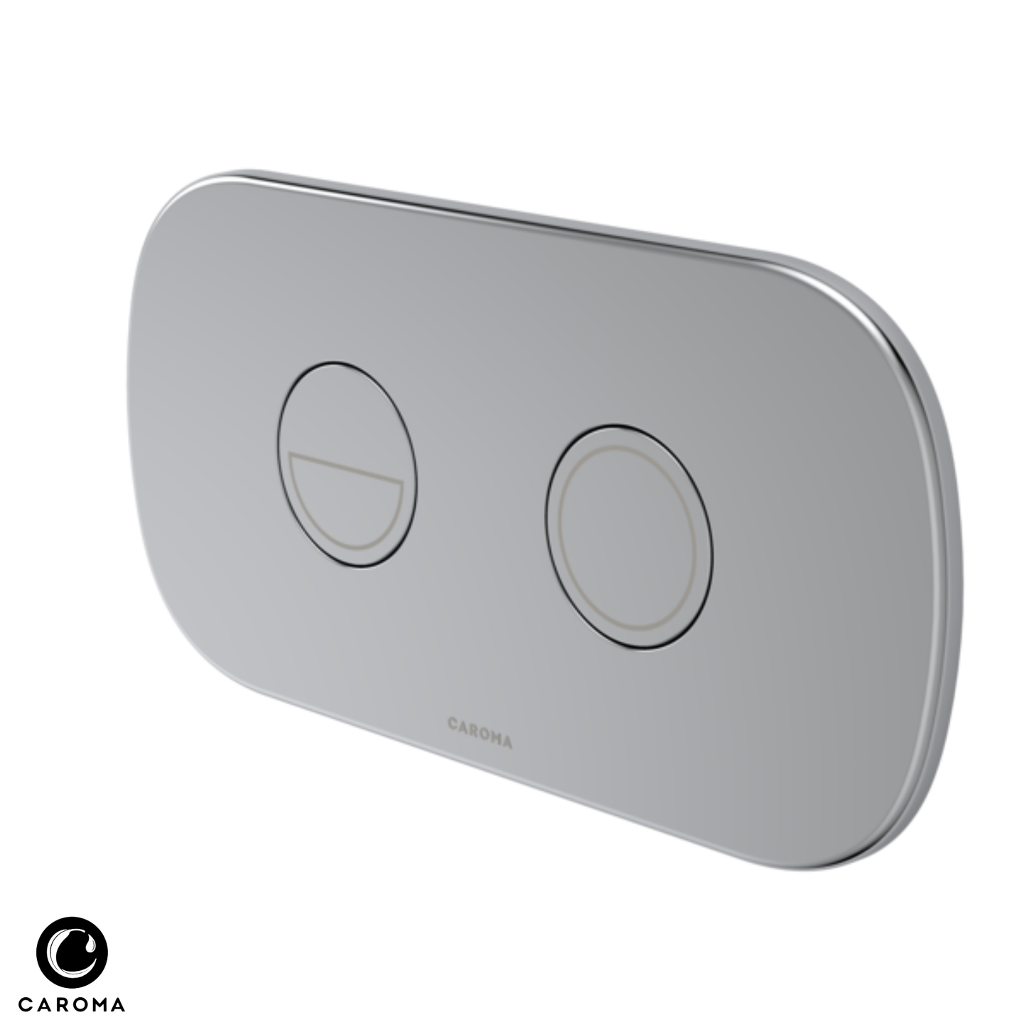 Caroma Contura II Invisi Series II Round Dual Flush Button Panel - Available in 3 Colours