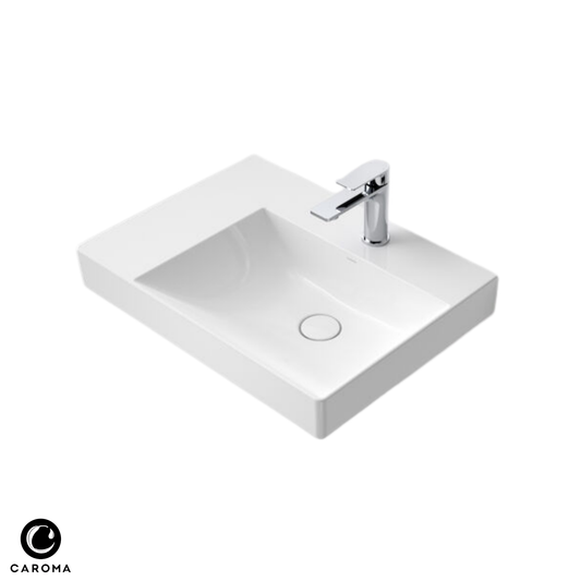 Caroma Urbane II Left Hand Shelf Wall Basin | 600 x 440mm