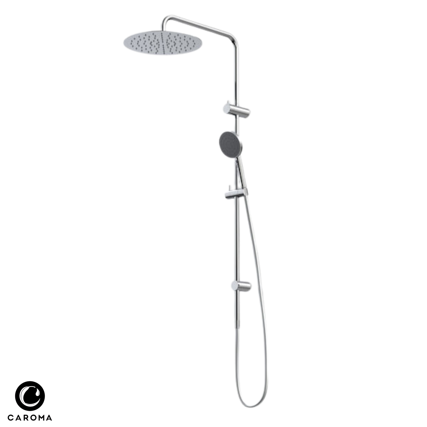 Caroma Urbane II Rail Shower with 300mm Overhead | Available in 5 Colours