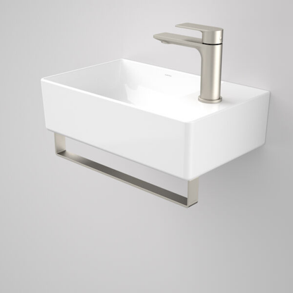 Caroma Urbane II Hand Wall Basin Integrated Rail 428mm - Available in 5 Colours