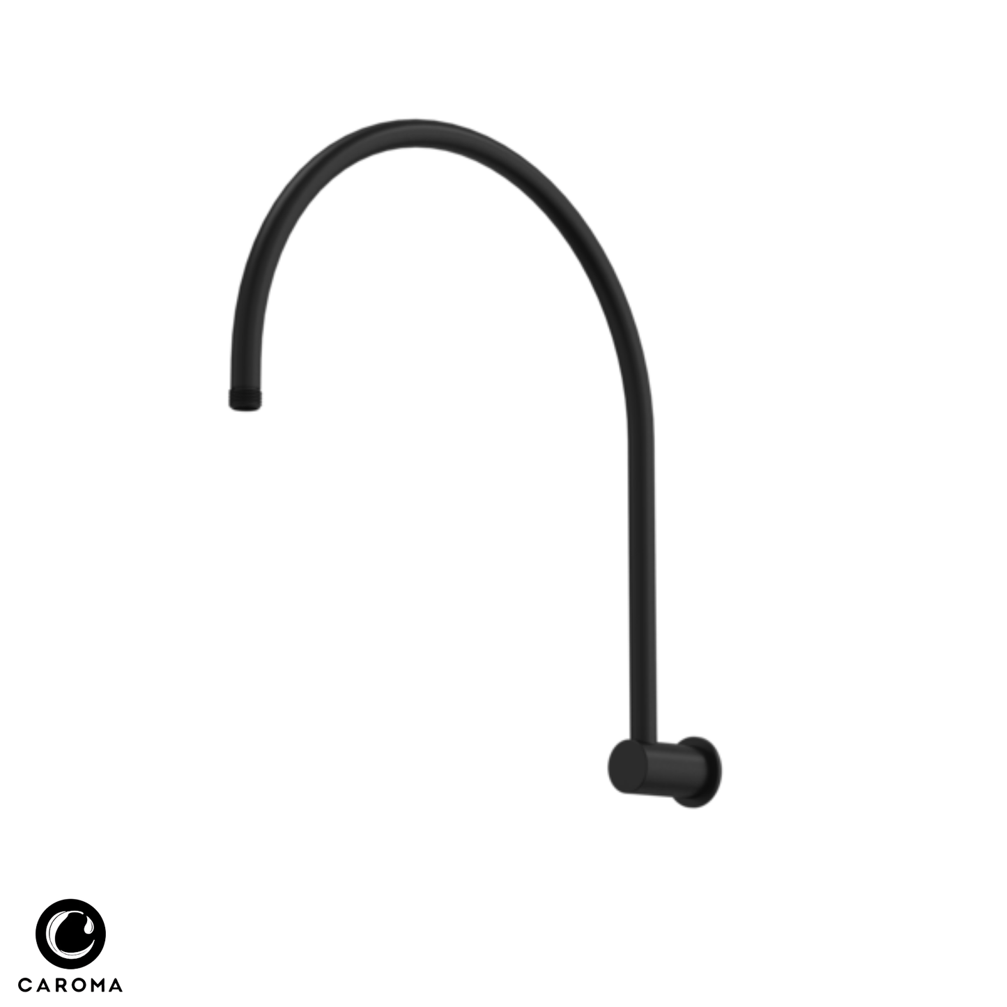 Caroma Upswept Round Shower Arm 460mm | Available in 5 Colours