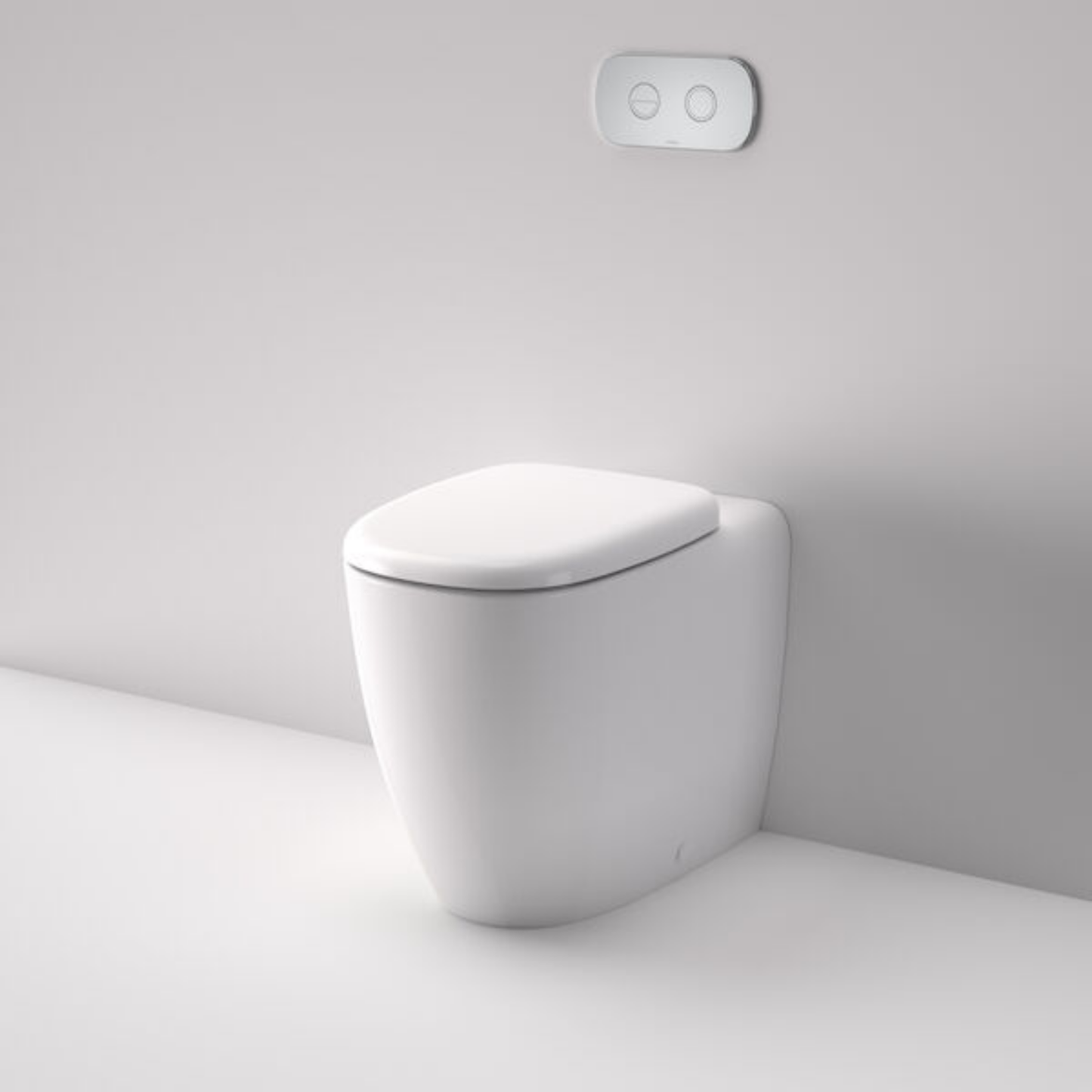 Caroma Contura II Cleanflush Invisi Series II Wall Faced Toilet Suite - Available in 3 Colours