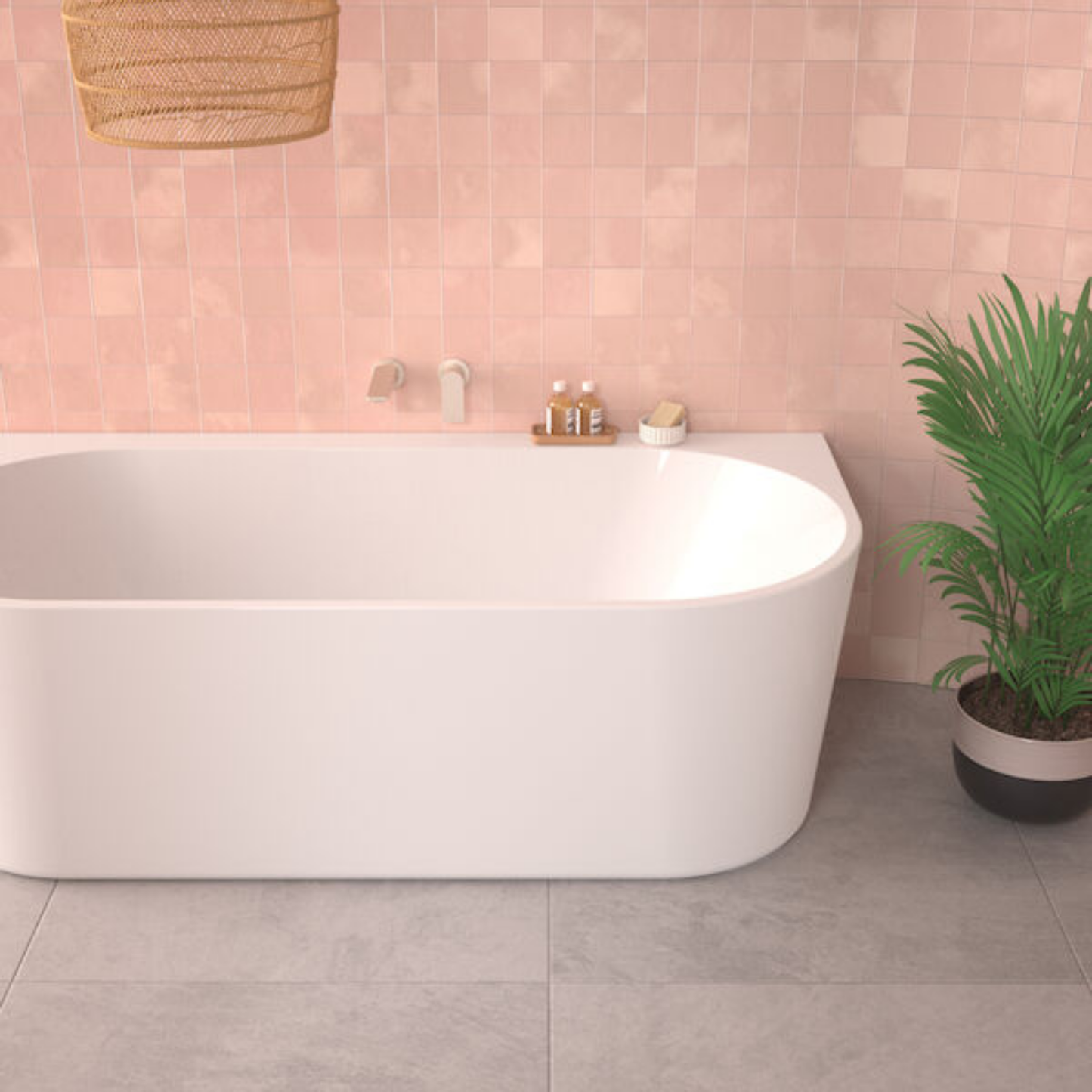Caroma Urbane II Back To Wall Bath 1600mm