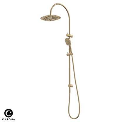 Caroma Contura II Rail Shower with Overhead | Available in 5 Colours