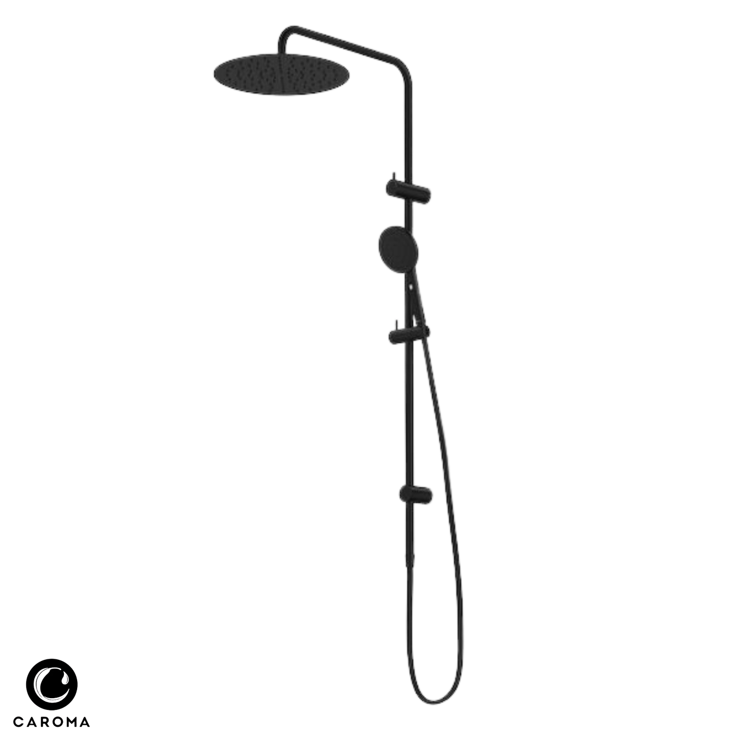 Caroma Urbane II Rail Shower with 300mm Overhead | Available in 5 Colours