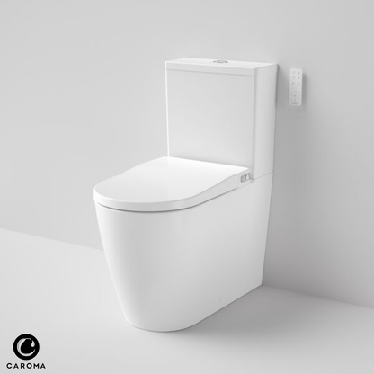 Caroma Urbane II Bidet Cleanflush Wall Faced Close Coupled Toilet Suite (with GermGard)