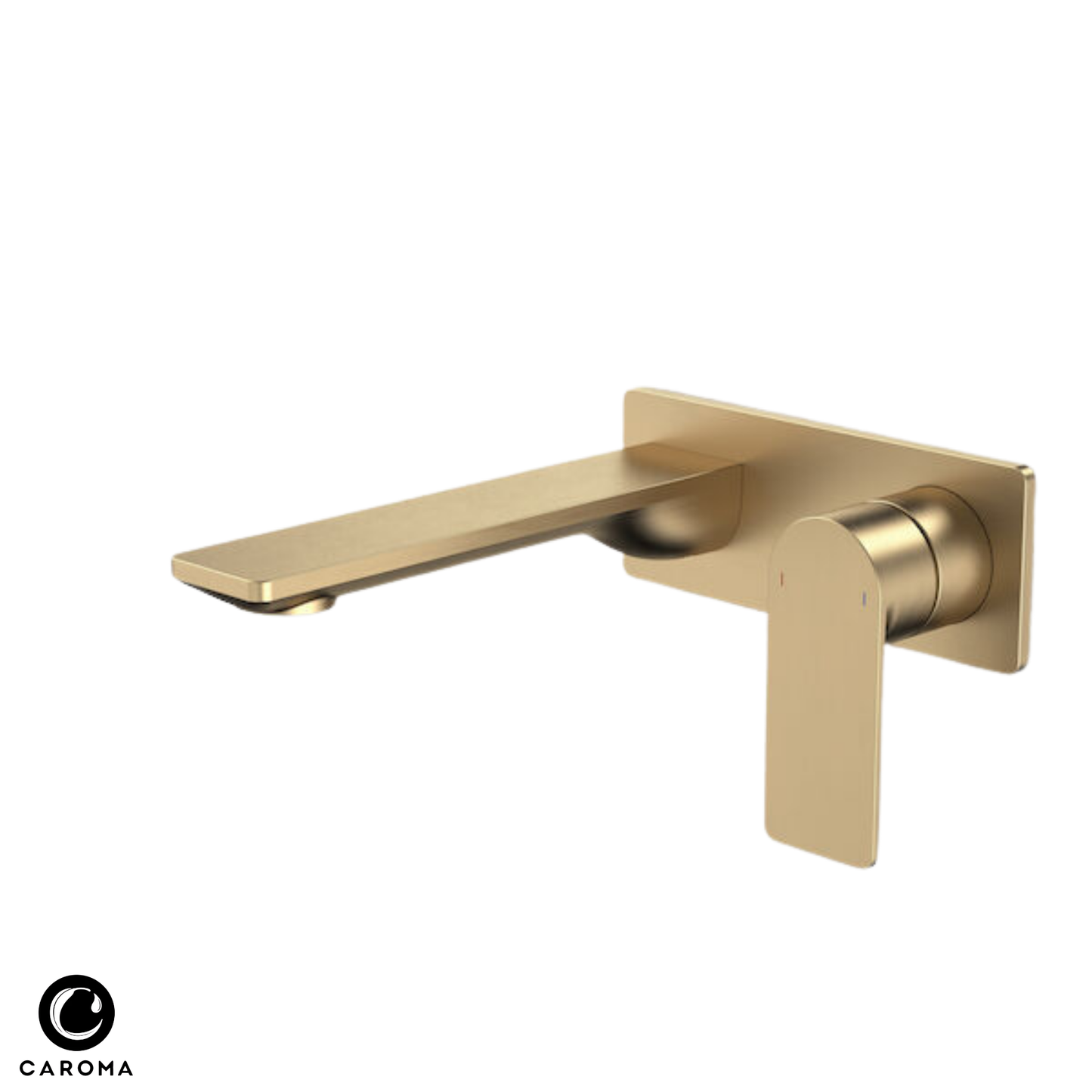 Caroma Urbane II Wall Basin/Bath Mixer (Rectangular Cover Plate) 180mm - Available in 5 Colours
