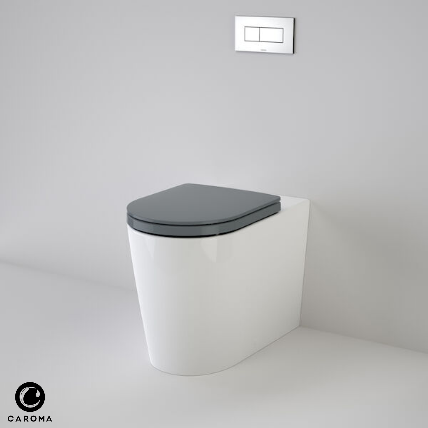 Caroma Liano Cleanflush Invisi Series II Easy Height Wall Faced Toilet Suite (with GermGard)