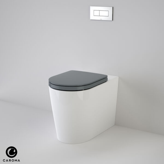 Caroma Liano Cleanflush Invisi Series II Easy Height Wall Faced Toilet Suite (with GermGard)