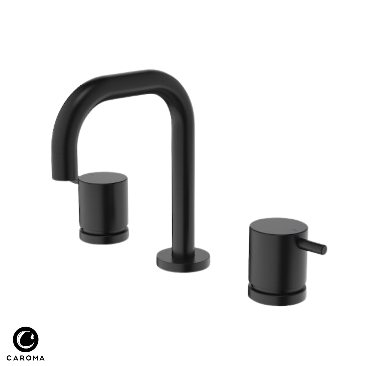 Caroma Luna Lever Basin Set - Black